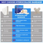 Hydrocolloid Bandages - Manufacturer 5CM*1.5M Waterproof Medical Wound Care