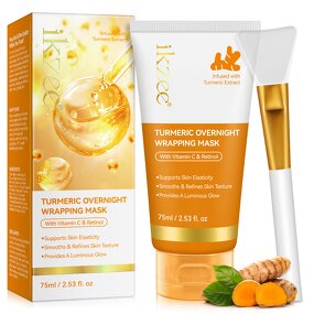 Collagen Mask - Manufacturer Private Label Turmeric Overnight Peel Off Hydrating