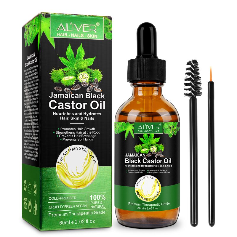 Castor Oil - Manufacturer 100% Pure Organic Nourishing Hair Nails Growth
