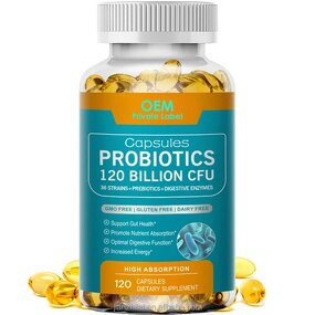 Probiotics Capsules Manufacturer - OEM Softgels Digestive Enzyme for Gut Health