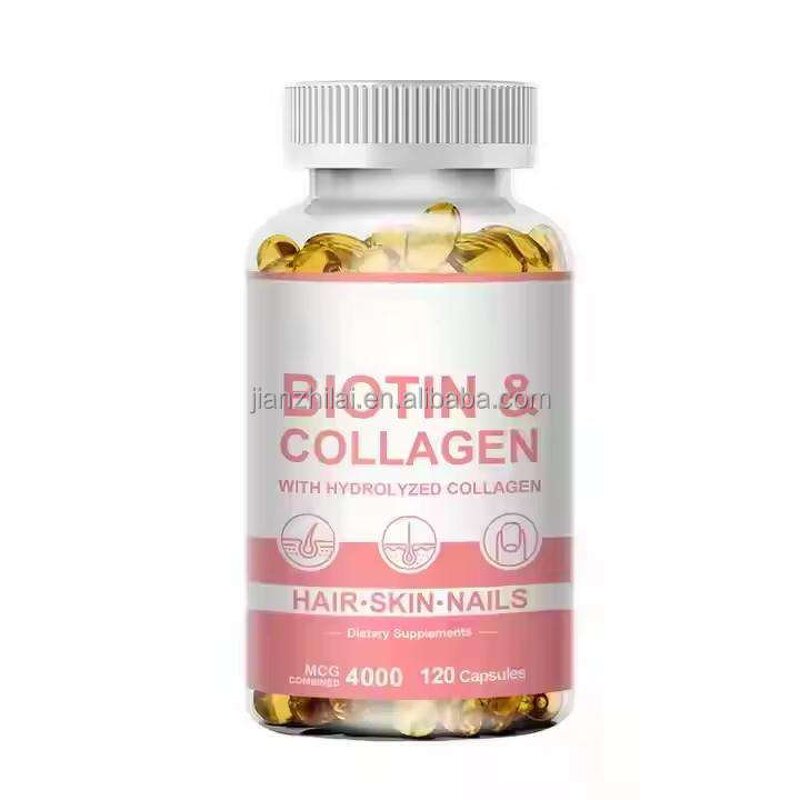 Biotin Collagen Supplement Manufacturer - Private Label Softgel for Hair Skin Nails