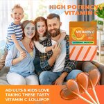 Vitamin C Lollipop - Manufacturer OEM Vegan Immune Health Adult Kids Supplement