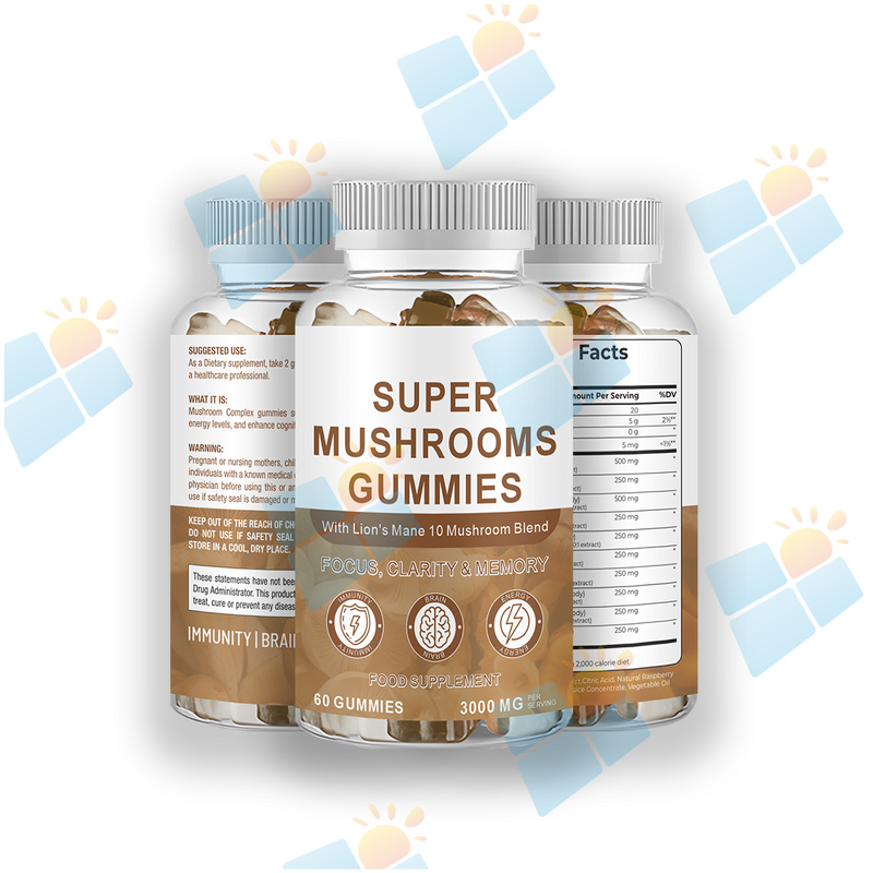 Mushroom Gummies - Manufacturer OEM/ODM/OBM Lions Mane Extract Nutrition