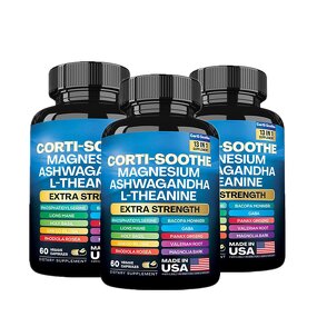 Magnesium Capsules - Manufacturer Wholesale Corti-soothe Ashwagandha L-Theanine