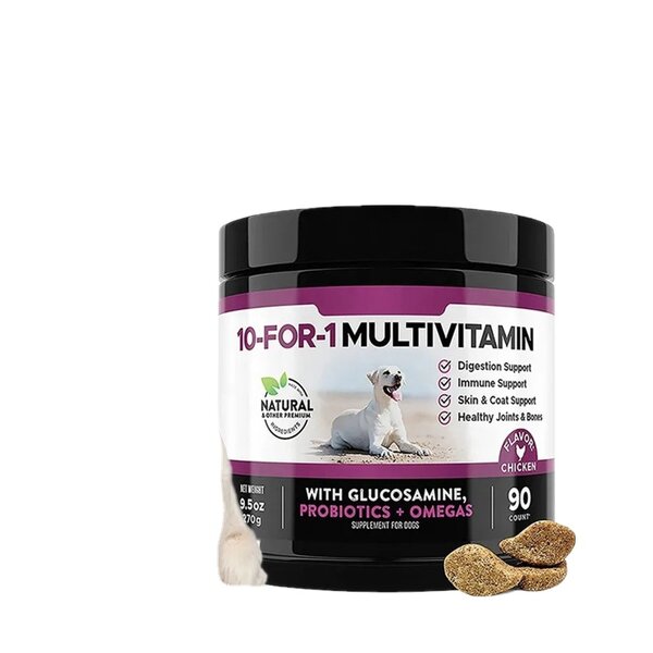 Dog Multivitamin Chews - Manufacturer OEM/ODM/OBM 10 in 1 Glucosamine Probiotics