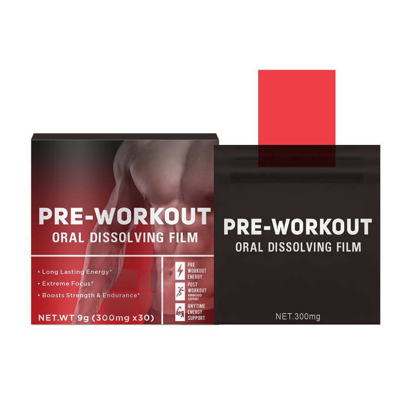 Pre Workout Film - Manufacturer OEM ODM Private Label Organic Muscle Building