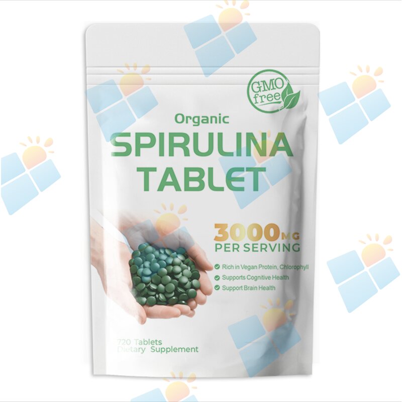 Spirulina Tablets - Manufacturer OEM/ODM/OBM Organic Bulk Chlorella Mixed