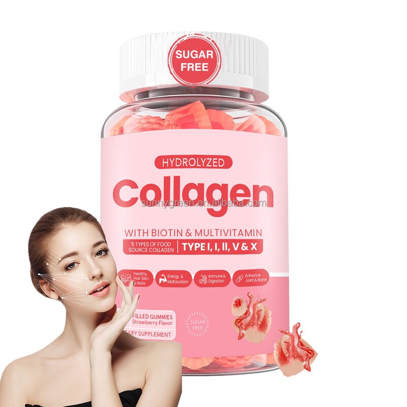 Collagen Biotin Gummies - Manufacturer Wholesale Marine Extra Strength Gummy