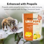 Manuka Honey Lollipop - Manufacturer Wholesale Propolis Lemon Throat Gut 24Ct