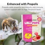 Manuka Honey Lollipop - Manufacturer OEM Propolis Strawberry 24Pc Throat Antioxidant