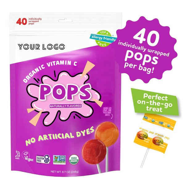 Christmas Lollipops - Manufacturer 40Fruit Flavor Bulk Party Candy Alternative