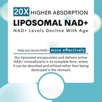 Liposomal NAD+ Supplement - Manufacturer 1000mg Pure Energy DNA Repair Anti-aging