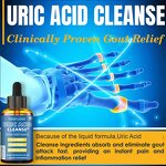 Uric Acid Cleanse - Manufacturer Herbal Drops Vitamins Minerals Kidney Detox