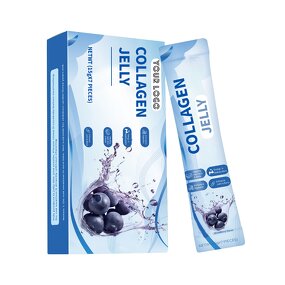 Collagen Jelly - Manufacturer Blueberry Biotin Multivitamin Anti-Aging Skin Glow