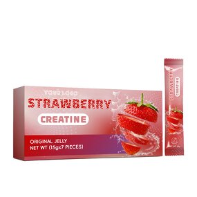 Creatine Jelly - Manufacturer Strawberry Sugar Free Gym Muscle Growth Recovery