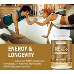NAD+ Softgels - Manufacturer Anti-Aging Vitamins Minerals Cellular Energy Longevity