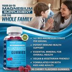 Magnesium Gummies - Manufacturer Hot Selling Cherry Kids Adults Citrate Support
