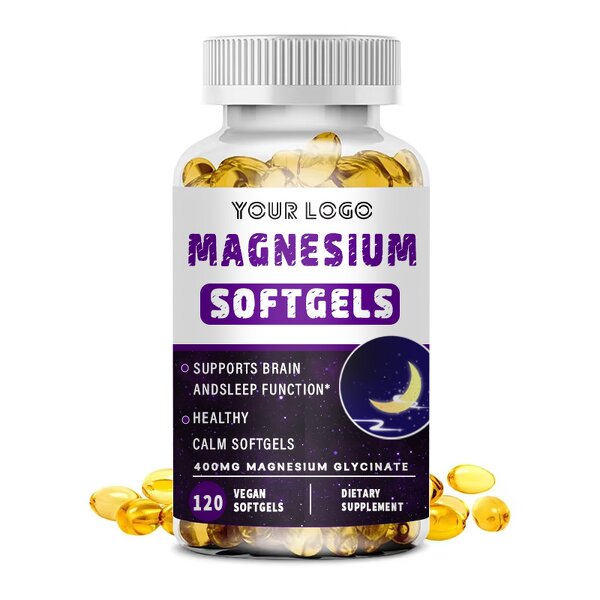 Magnesium Glycinate Softgels - Manufacturer 400mg Bone Brain Sleep Muscle Relax