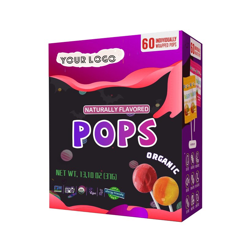 Fruit Lollipops - Manufacturer Direct 60g Allergy Friendly Natural Multi Flavor