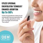 Glutathione Softgels - Manufacturer 2400mg Hyaluronic Acid Resveratrol Detox