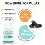 NAD+ Softgels - Manufacturer 500mg Brain Function DNA Repair Maximum Absorption