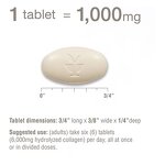 Collagen Tablets - Manufacturer Advanced 6000mg Vitamin C Skin Hair Nails Adult