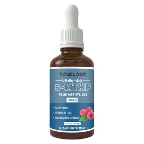 L-Methylfolate Drops - Manufacturer OEM/ODM 15mg B12 Immune Brain Health