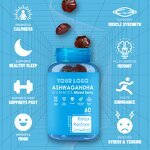 Ashwagandha Gummies - Manufacturer OEM Private Label Vegan Organic Sleep Vitamin