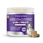 Dog Vitamin Chews - Manufacturer OEM 8-in-1 Digestion Joint Skin Hair Health