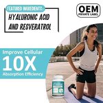 Glutathione Softgels - Manufacturer 2400mg Hyaluronic Acid Resveratrol Liver Detox