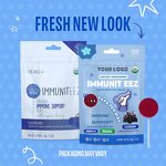 Immune Lollipops - Manufacturer Wholesale Organic Elderberry Round Flat Kids