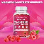 Magnesium Citrate Gummies - Manufacturer Herbal Raspberry Relaxation Muscle Bone