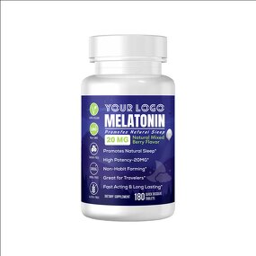 Melatonin Supplement - Manufacturer 100% Vegan Sleep Stress Fast Long Acting Adult