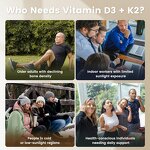 Vitamin D3 K2 Capsules - Manufacturer OEM/ODM Immune Heart Bone Health Easy Swallow