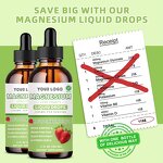 Magnesium Drops - Manufacturer Dietary Supplement Vegan Bone Mineral Liquid