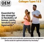 Vegan Collagen Tablets - Manufacturer Type1&3 Vitamin C Enhance Skin Health