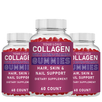 Collagen Gummies - Manufacturer Vegan Berry Skin Hair Nails Anti-Aging Hydration