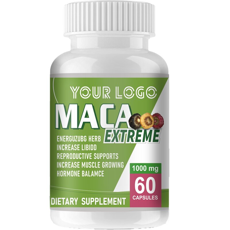 Maca Root Capsules - Manufacturer Herbal Reproductive Health Energy Stamina