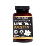 Nootropic Capsules - Manufacturer Alpha GPC L Theanine Bacopa Focus Memory
