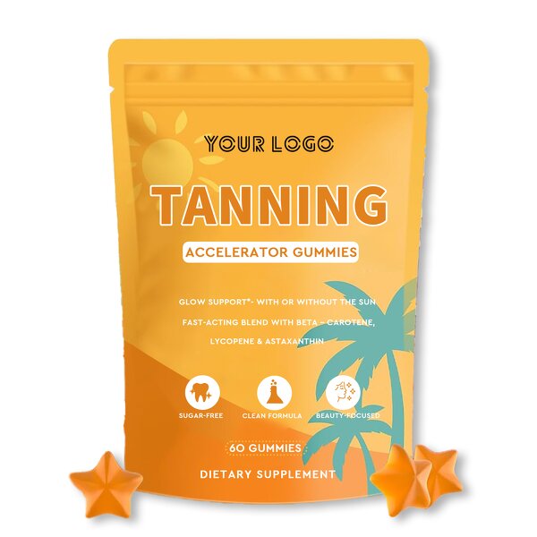 Beta-carotene Gummies - Manufacturer OEM/ODM Private Label Natural Tanned Skin