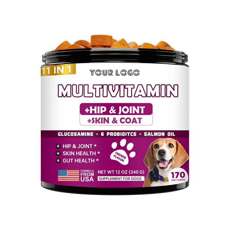 Dog Vitamin Supplement - Manufacturer Salmon Oil Hip Joint Hair Loss Skin Health