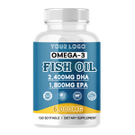 Omega 3 Softgels - Manufacturer 6000mg Wild Caught EPA DHA Mood Relaxation
