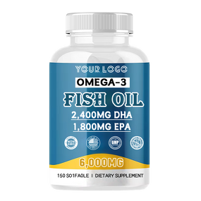 Omega 3 Softgels - Manufacturer 6000mg Wild Caught EPA DHA Mood Relaxation