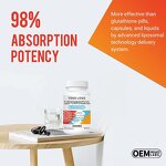 Glutathione Softgels - Manufacturer 2550mg Liposomal Resveratrol Collagen Aging