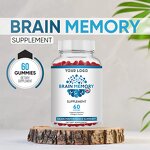Brain Memory Gummies - Manufacturer Nootropic Focus Mental Performance Energy
