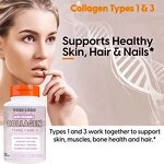 Vegan Collagen Tablets - Manufacturer Type1&3 Vitamin C Enhance Skin Health