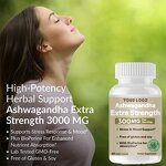 Ashwagandha Capsules - Manufacturer Custom KSM 66 3000mg Sleep Stress Energy