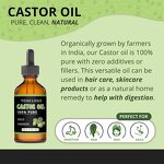 Castor Oil Drops - Manufacturer Private Label OEM Gut Muscles Hair Nail Growth
