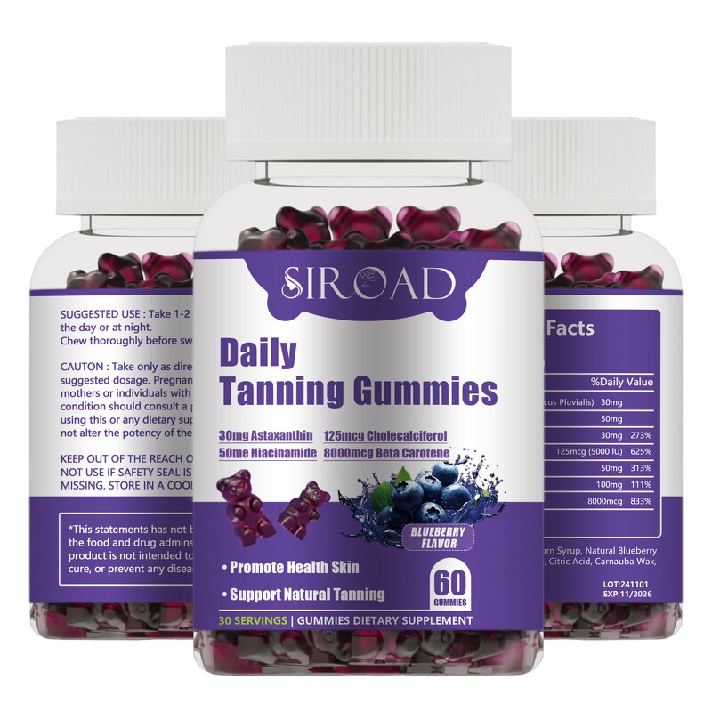 Tanning Gummies Manufacturer - Customized Sun/UV Self Tanning Vegan