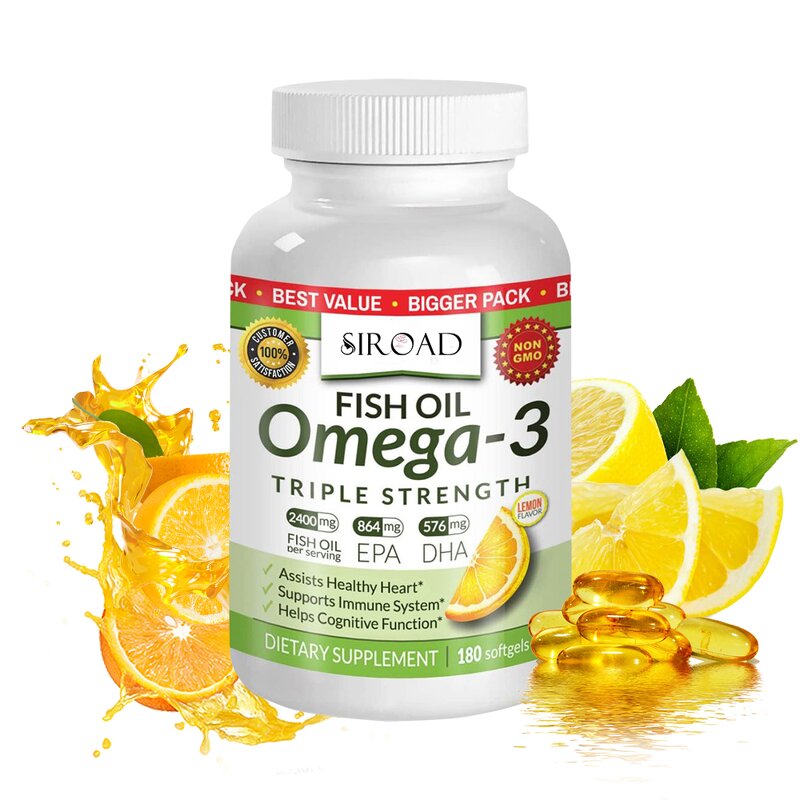 Fish Oil Softgel Manufacturer - with EPA & DHA for Brain & Beauty